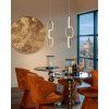 Bistro stolík Witlox čierny/zlatý 75Ø