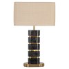 Stolová lampa Levina čierna/zlatá