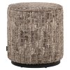 Pouffe & Footstool Lexie greige 45Ø