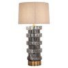Stolová lampa Jaylee čierna/biela