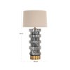 Stolová lampa Jaylee čierna/biela