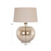 Stolová lampa Jazzy jantárová