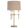 Stolová lampa Josie, brúsená zlatá