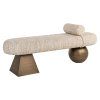 Lavica Geneva béžová angora Alexander Jones