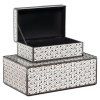 Úložný box Feliz čierno-biely veľký