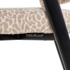 Jedálenská stolička Zeno béžová leopard