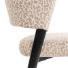 Jedálenská stolička Zeno béžová leopard