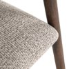 Jedálenská stolička Mihara mocca, elegantná, nehorľavá