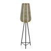 Stojanová lampa trojnožka Ø37x147 cm ADETA zlatá+matná čierna
