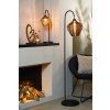 Stojaca lampa 35x30x160 cm ALVARO antický bronz + matná čierna