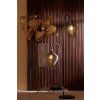 Stojaca lampa 35x30x160 cm ALVARO antický bronz + matná čierna