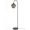 Stojaca lampa 35x30x160 cm ALVARO antický bronz + matná čierna