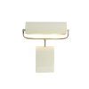 Stolová lampa 35x15,5x38 cm CARDONA krémová+nikel saténová