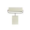 Stolová lampa 35x15,5x38 cm CARDONA krémová+nikel saténová