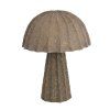 Stolová lampa Ø36x48 cm CHRISTIO textúra tmavosivá