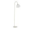 Stojaca lampa 47x28x160 cm BISHO sklo číre+krémové