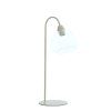 Stolová lampa 31,5x20x61 cm BISHO sklo číre+krémové