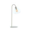 Stolová lampa 31,5x20x61 cm BISHO sklo číre+krémové